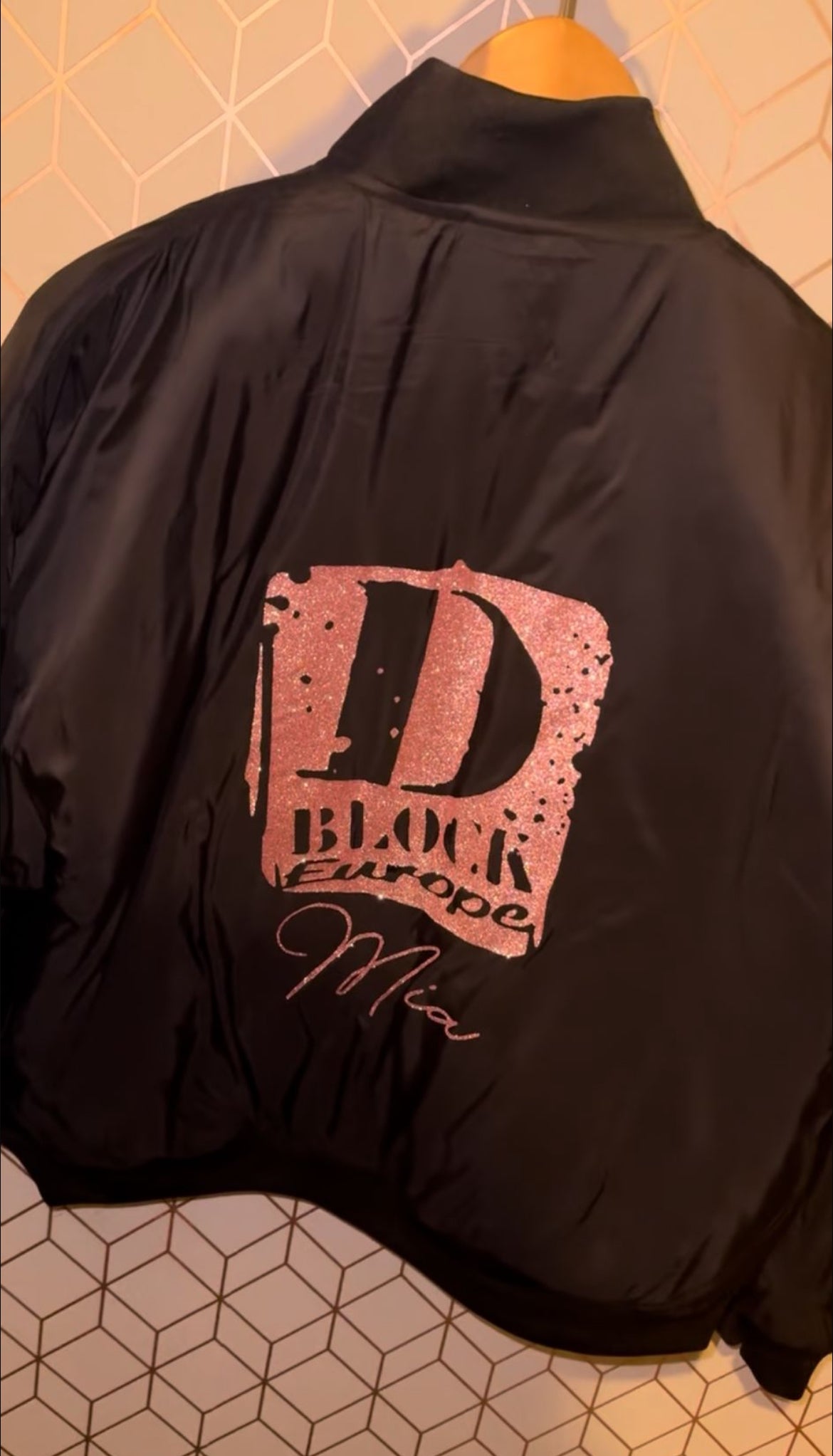 D BLOCK BOMBER JACKET